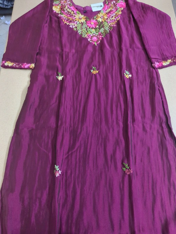 Pure Space Silk With Work - Purple, 40