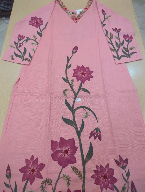 Pure Cotton With Hand Painted - Sundown, 44