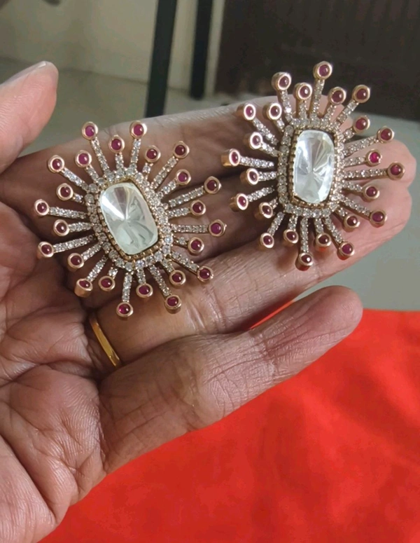 Stylish Studs - Red