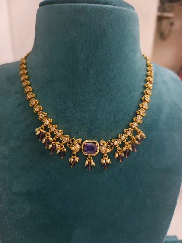 Short Neckset With Cute Jhumkas - HD