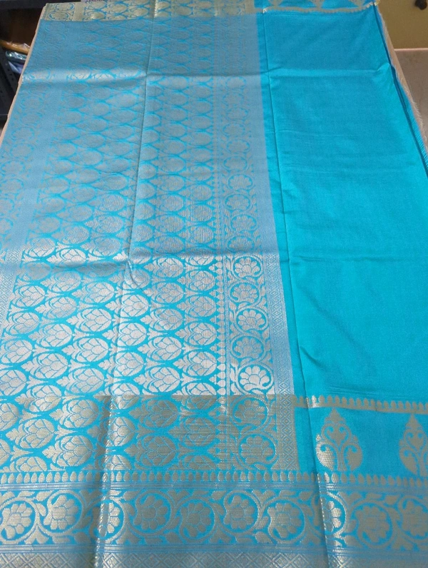 Beneras Silk - sky blue 7