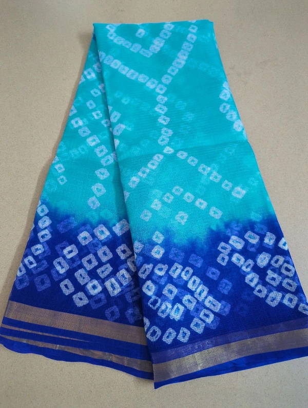 Pure Silk Kota With Bandhini - Danube