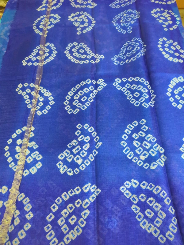 Pure Silk Kota With Bandhini - Danube