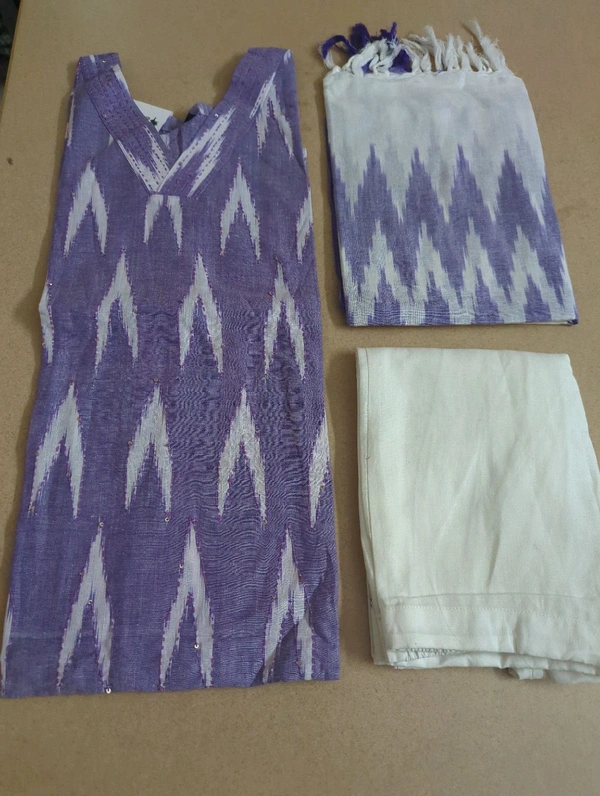 Pure Cotton With HandWork  - Mauve, 44