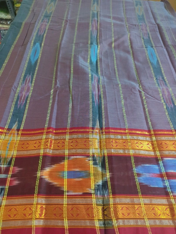 Pure Handloom Narayanapet - Dove Gray