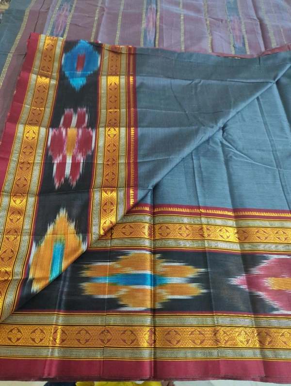 Pure Handloom Narayanapet - Dove Gray