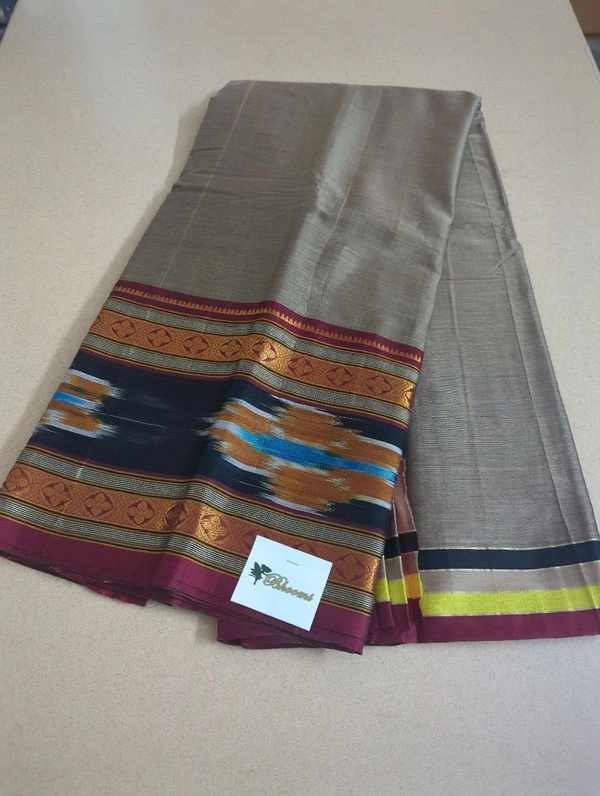 Pure Handloom Narayanapet - Tan