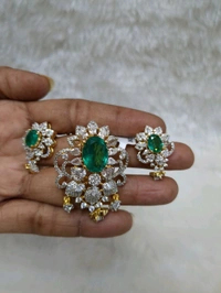 Dimond Copy Pendent Set  - Vz