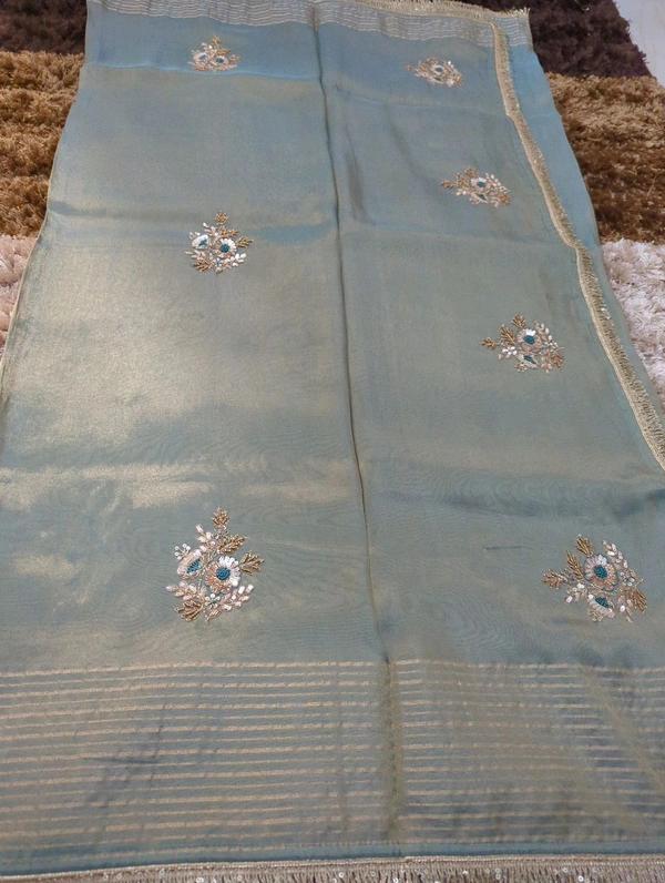 pure tissue muggam work - Jungle Mist