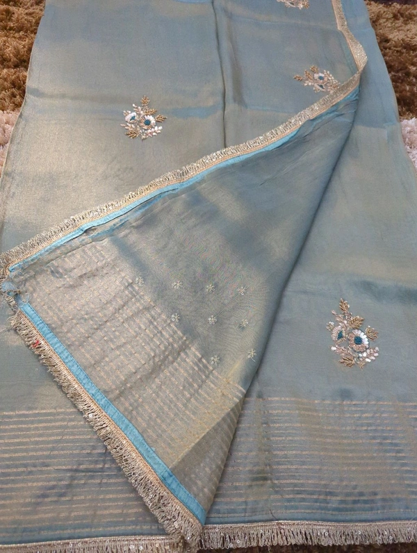 pure tissue muggam work - Jungle Mist