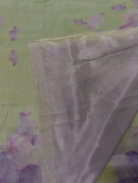 Pure Handloom Mangalagiri  - Baby Blue