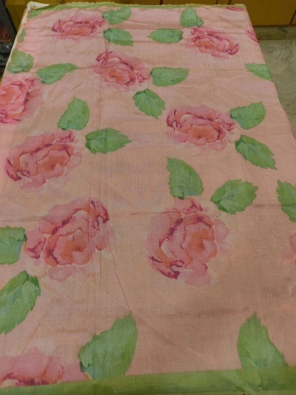 Pure Handloom Mangalagiri  - Blush Pink