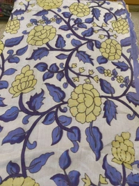 Pure Handloom Mangalagiri  - Blue