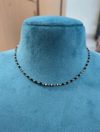 Black Diamonds With Real Pearls And Kattuthega - Black, VZ