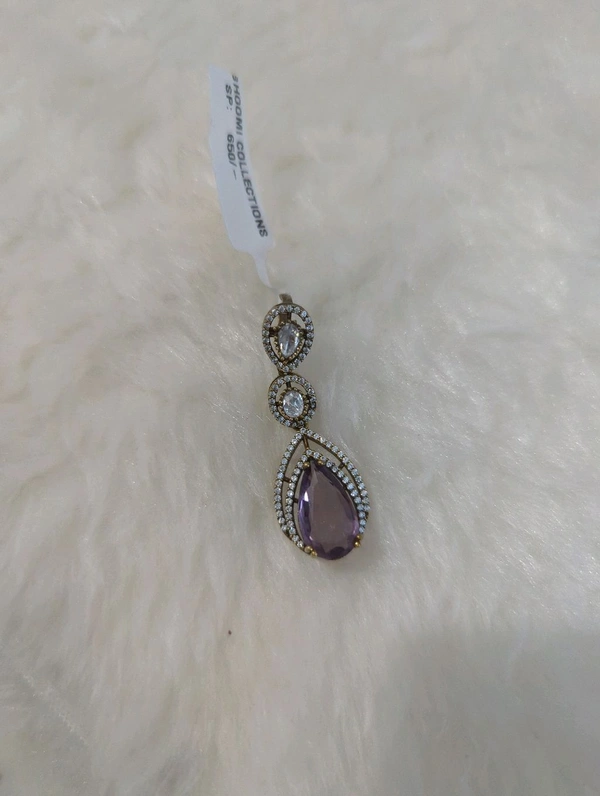 Victorian Pendent  - Mauve, VZ