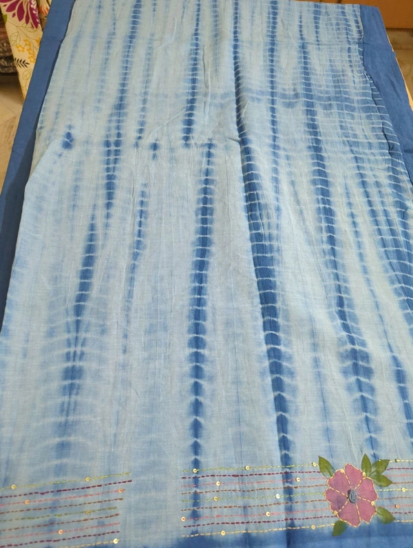 Pure Mul Mul Cotton With Work - Scampi