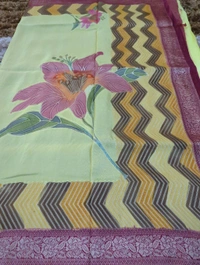 Pure Dola Weaving  - Yellow