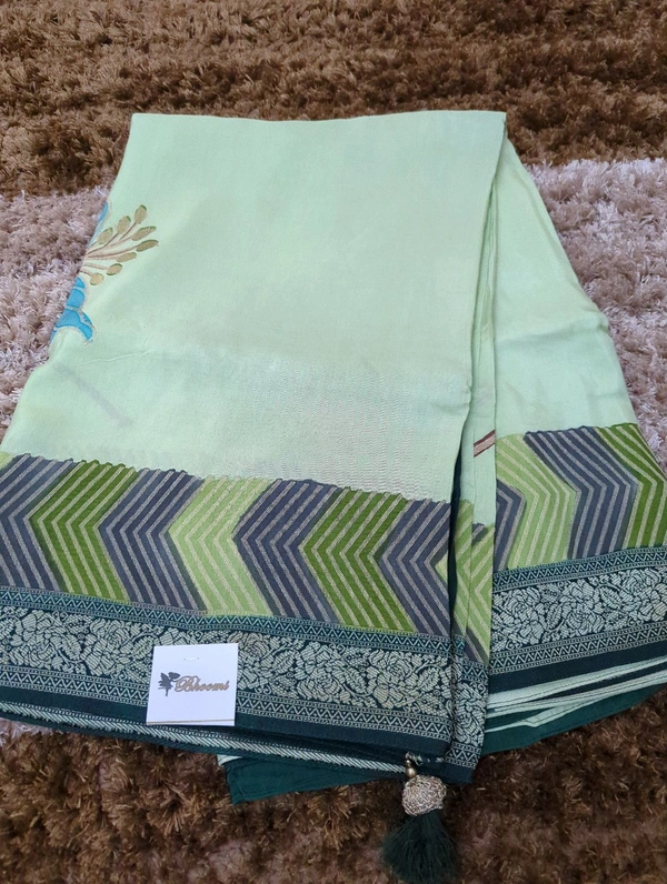 Pure Dola Weaving  - green