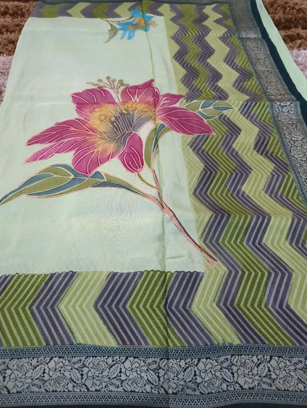 Pure Dola Weaving  - green
