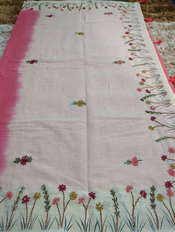 Pure Mul Mul Cotton  - Tickle Me Pink
