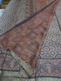 Pure Chinnon Ajarakh - brown