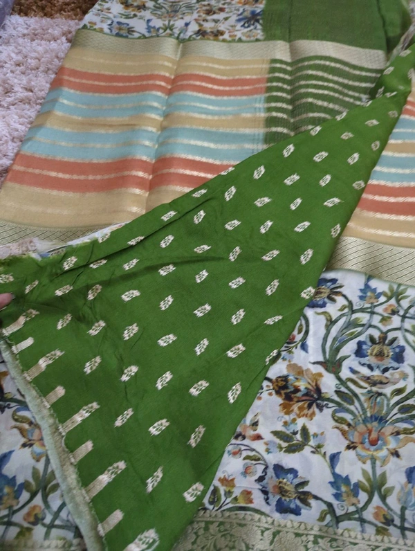 Pure Crepe Digital  - Snowy Mint