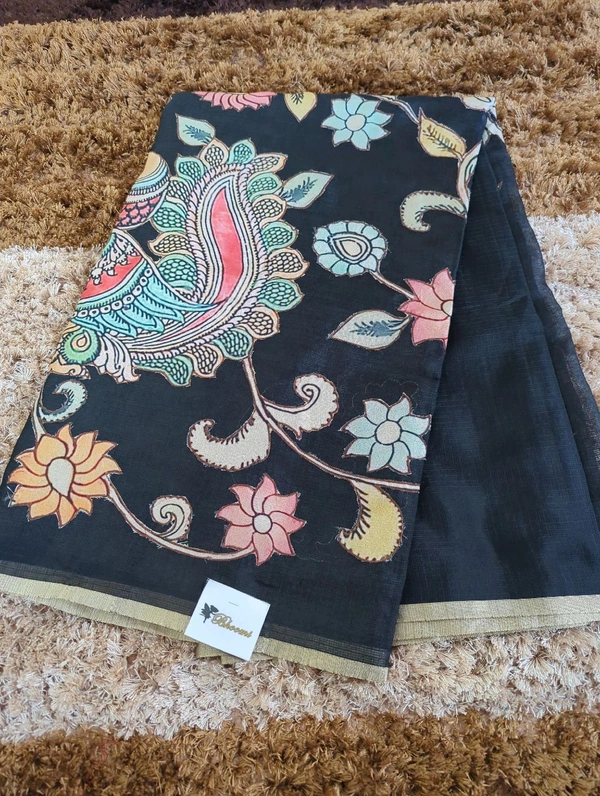 Silk Kota Designer  - Black