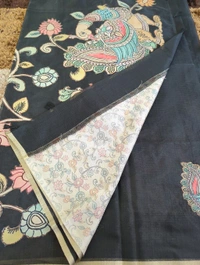 Silk Kota Designer  - Black