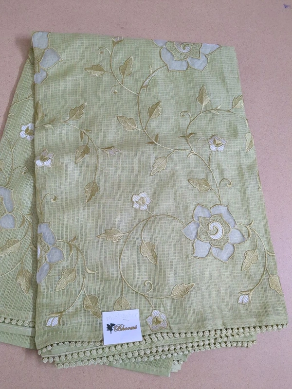 Pure Designer Kota - Mint Green