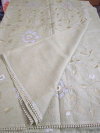 Pure Designer Kota - Mint Green