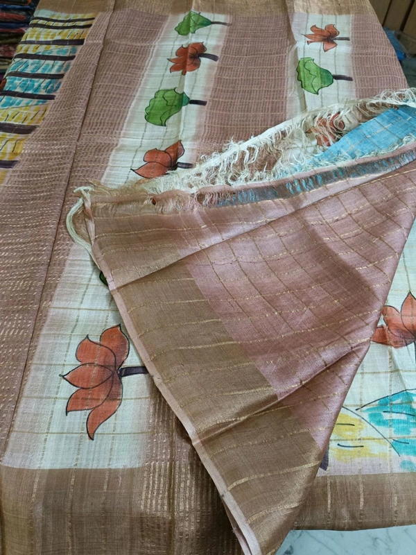 Pure Handloom Tusser Checks  - Shakespeare