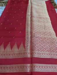 Pure Dola Weaving  - Maroon