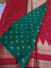 Pure Dola Weaving  - Maroon