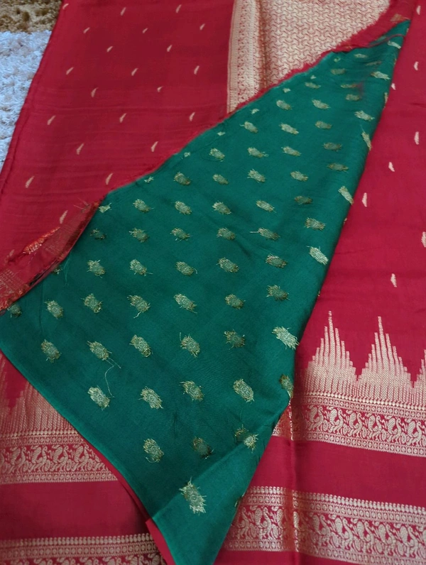 Pure Dola Weaving  - Maroon