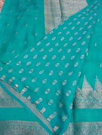 Pure Dola Weaving  - Teal