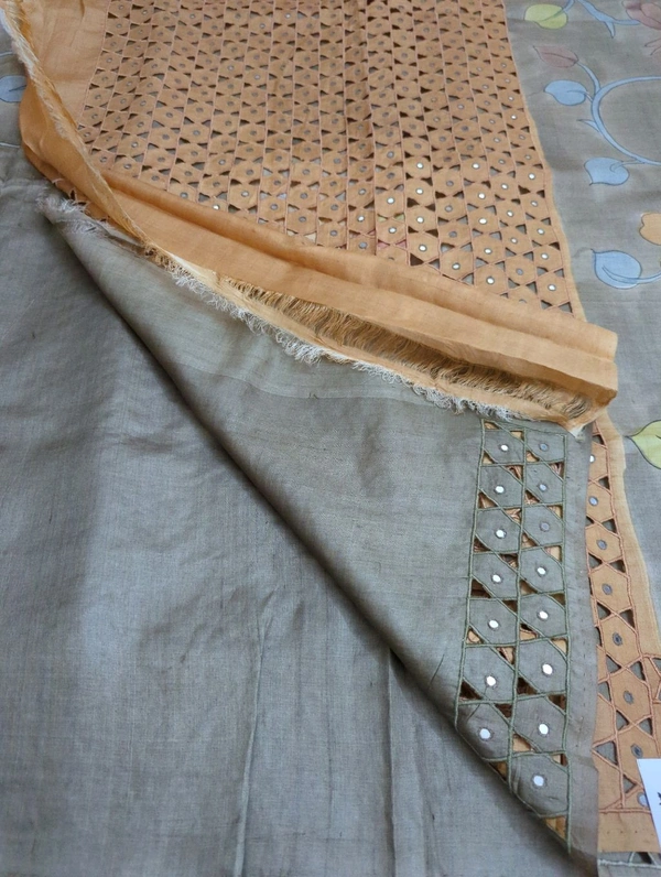 Pure Handloom Tusser Designer  - Del Rio