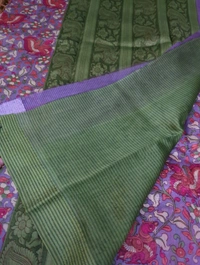 Pure Chanderi Digital - blue