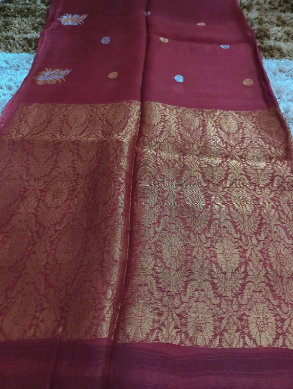 Pure Handloom Muslin - Solid Pink