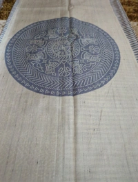 Designer Tussar  - Gray