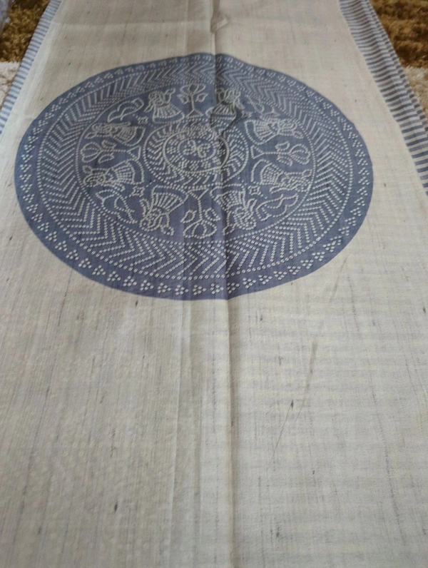Designer Tussar  - Gray