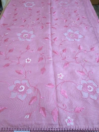 Pure Designer Kota - Pink Lace