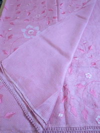 Pure Designer Kota - Pink Lace