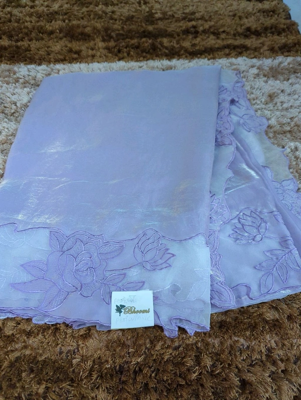 Designer Applique  - Blue Chalk