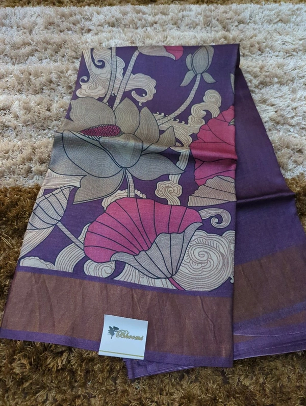 Pure Handloom Tusser Digital  - Seance