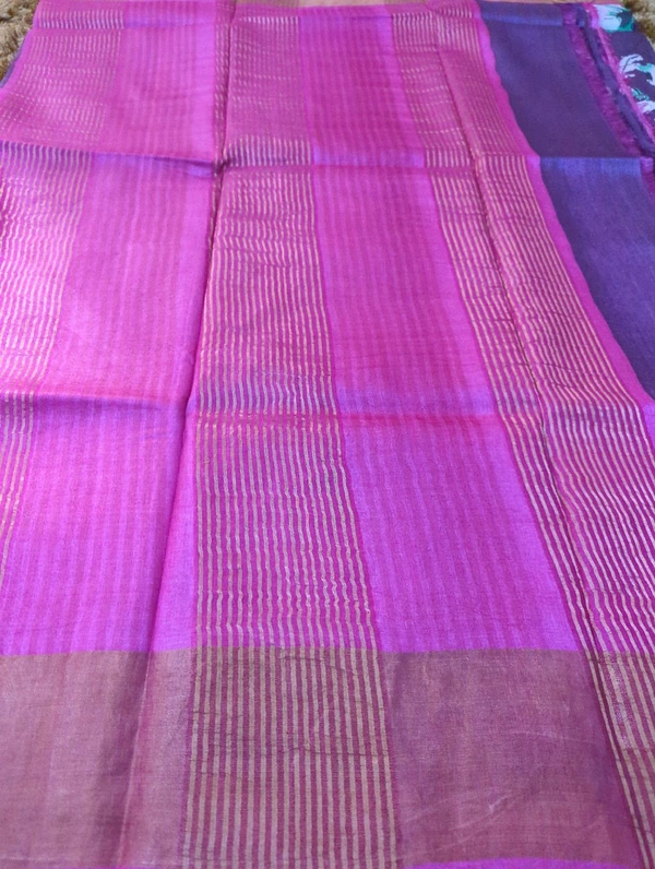 Pure Handloom Tusser Digital  - Seance