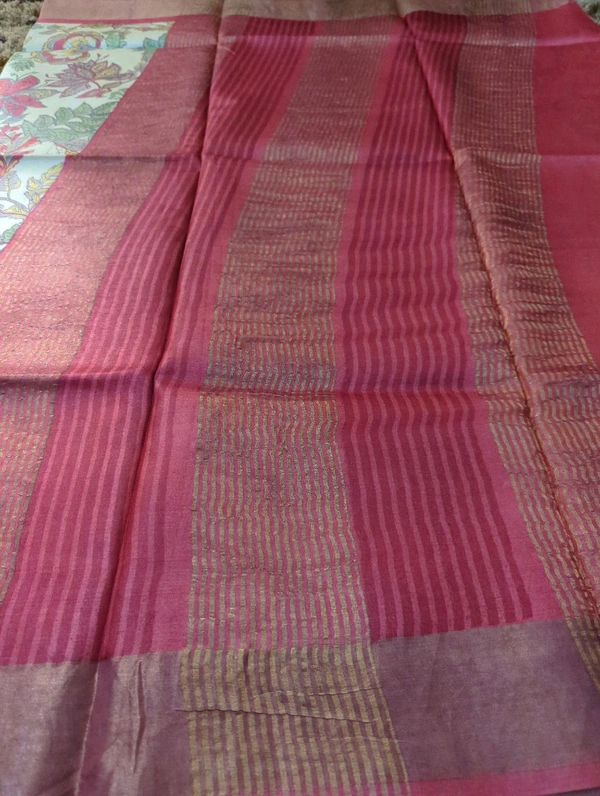 Pure Handloom Tusser Digital - Picasso