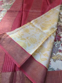 Pure Handloom Tusser Digital - Picasso