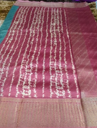 Pure Chanderi Digital  - Black 4