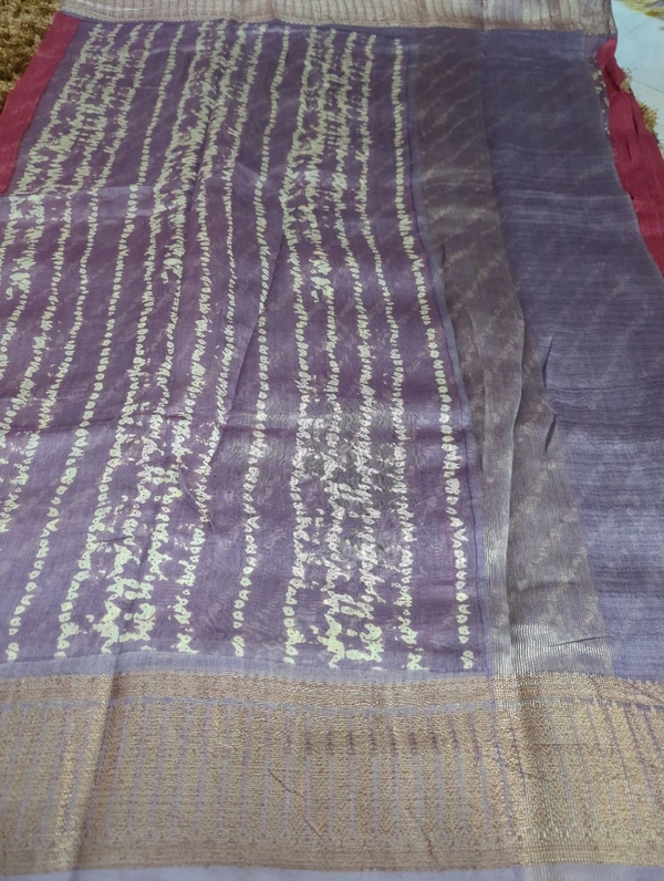 Pure Chanderi Digital  - Black 5