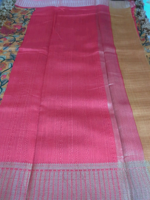 Pure Chanderi Digital  - Black 8